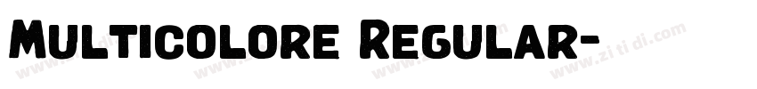 Multicolore Regular字体转换 Multicolore Regular字体转换